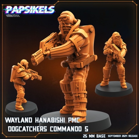 WAYLAND HANABISHI PMC DOGCATCHERS COMMANDO - 5