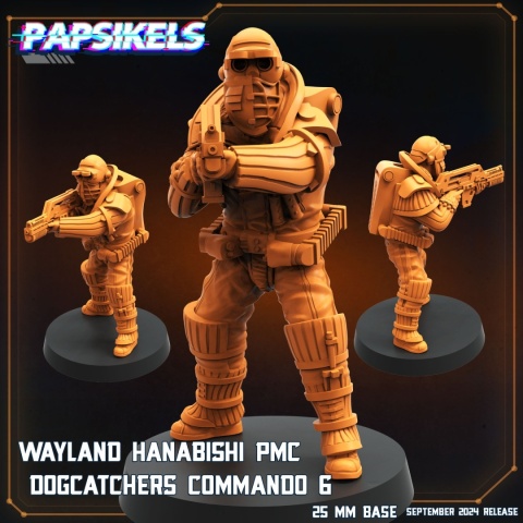 WAYLAND HANABISHI PMC DOGCATCHERS COMMANDO - 6