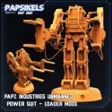 PAPZ INDUSTRIES UNMMANNED POWERSUIT LOADER MODE