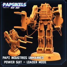 PAPZ INDUSTRIES UNMMANNED POWERSUIT LOADER MODE