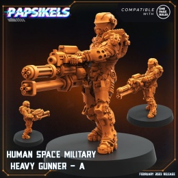 HUMAN SPACE MILITARY HEAVY GUNNERY A