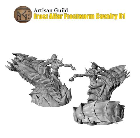 FROST ALFAR FROSTWORM CAVALRY SCOUTS / ELVES