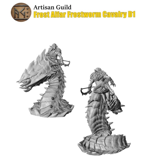FROST ALFAR FROSTWORM CAVALRY SCOUTS / ELVES