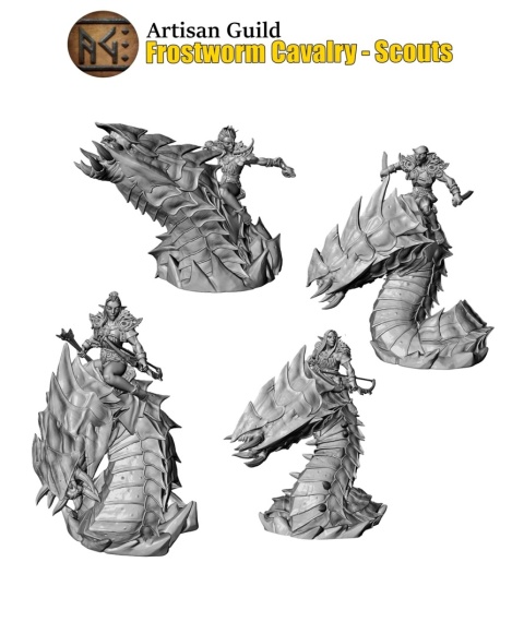 FROST ALFAR FROSTWORM CAVALRY SCOUTS / ELVES