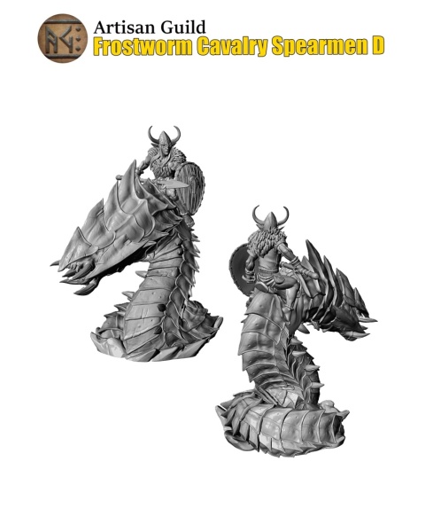 FROST ALFAR FROSTWORM CAVALRY SPEARMEN / ELVES