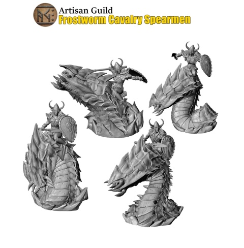 FROST ALFAR FROSTWORM CAVALRY SPEARMEN / ELVES