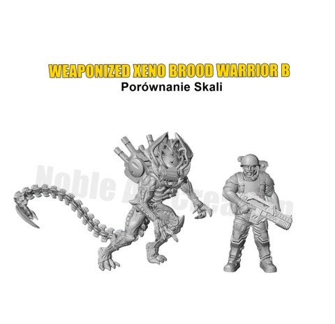 HUDSON WONG WEAPONIZED XENO BROOD WARRIOR B HUDSON WONG WEAPONIZED XENO BROOD WARRIOR B