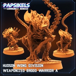 HUDSON WONG WEAPONIZED XENO BROOD WARRIOR A