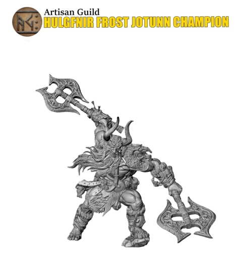 HULGFNIR FROST JOTUNN WITH TWO AXES