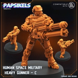 HUMAN SPACE MILITARY HEAVY GUNNERY C
