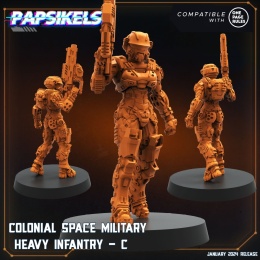 HUMAN SPACE MILITARY HEAVY INFANTRY C