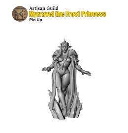 MYRRAVEL THE FROST PRINCESS PIN UP