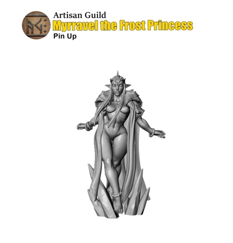 MYRRAVEL THE FROST PRINCESS PIN UP