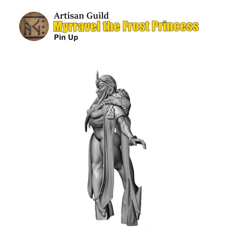 MYRRAVEL THE FROST PRINCESS PIN UP