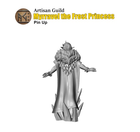 MYRRAVEL THE FROST PRINCESS PIN UP