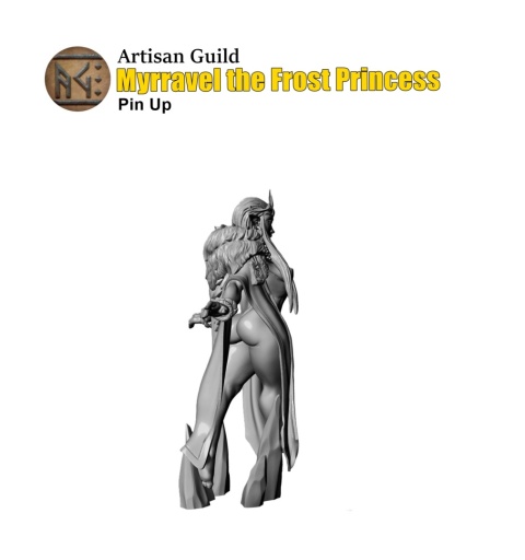 MYRRAVEL THE FROST PRINCESS PIN UP