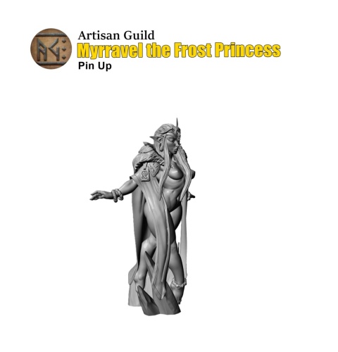 MYRRAVEL THE FROST PRINCESS PIN UP